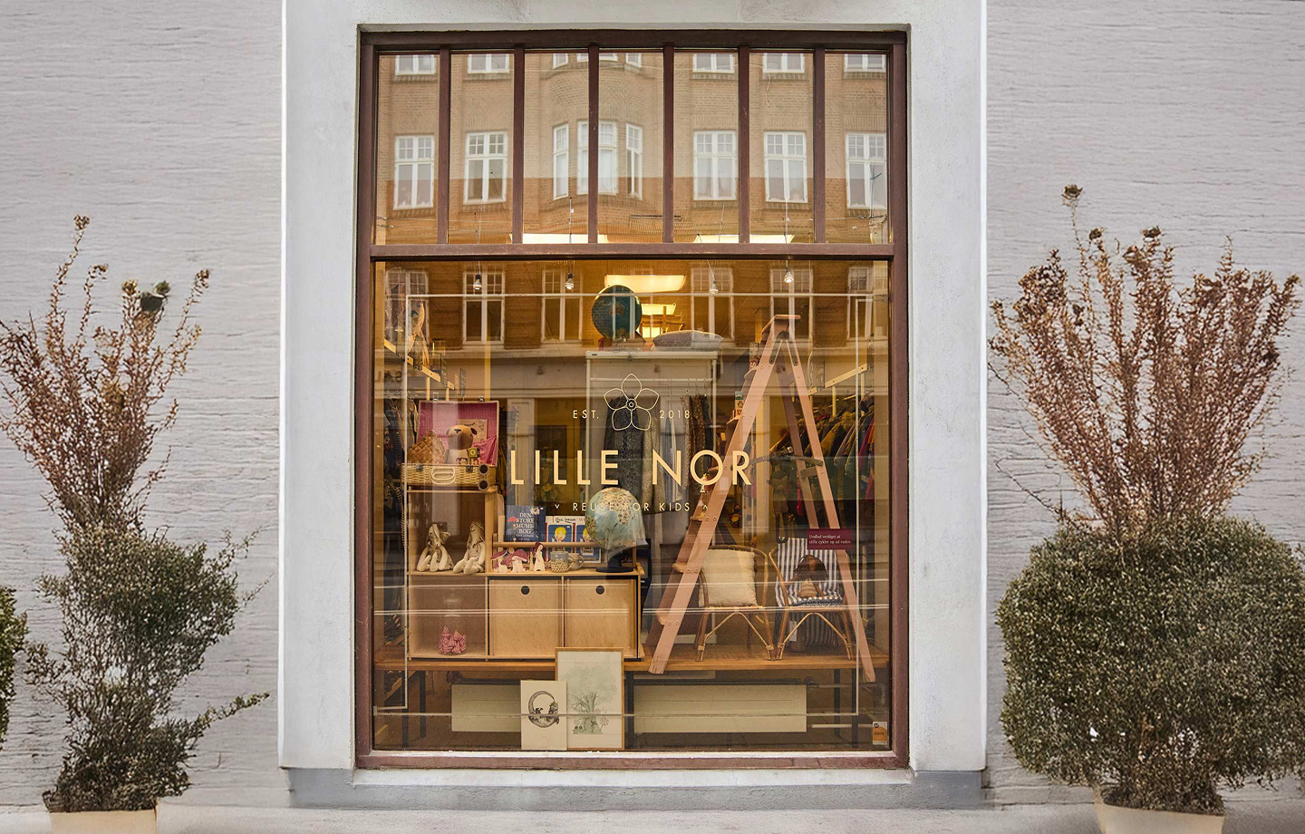Hero billede af butikkens forside